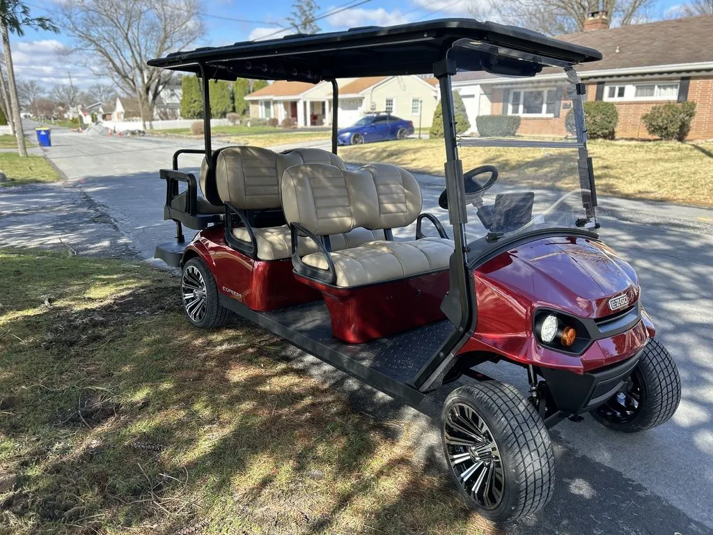 2026 E-Z-GO Express 6 Touring ST Elite Lithium Inferno Red thumb 3