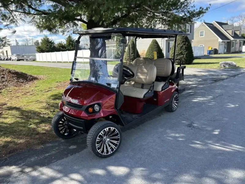 2026 E-Z-GO Express 6 Touring ST Elite Lithium Inferno Red photo 1