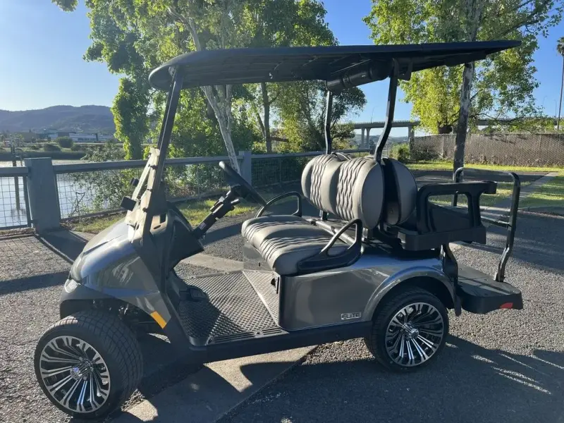 2026 E-Z-GO RXV 4 Touring ST Elite Lithium Metallic Charcoal photo 1