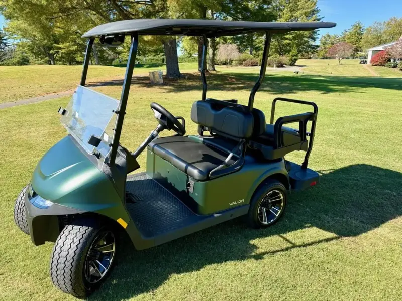 2026 E-Z-GO RXV 4 Valor S + 48V Matte Green thumb 2