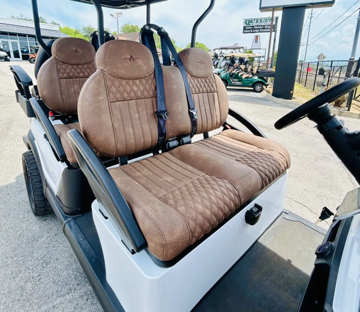 Atlas Passenger White Golf Cart 2 thumb 3