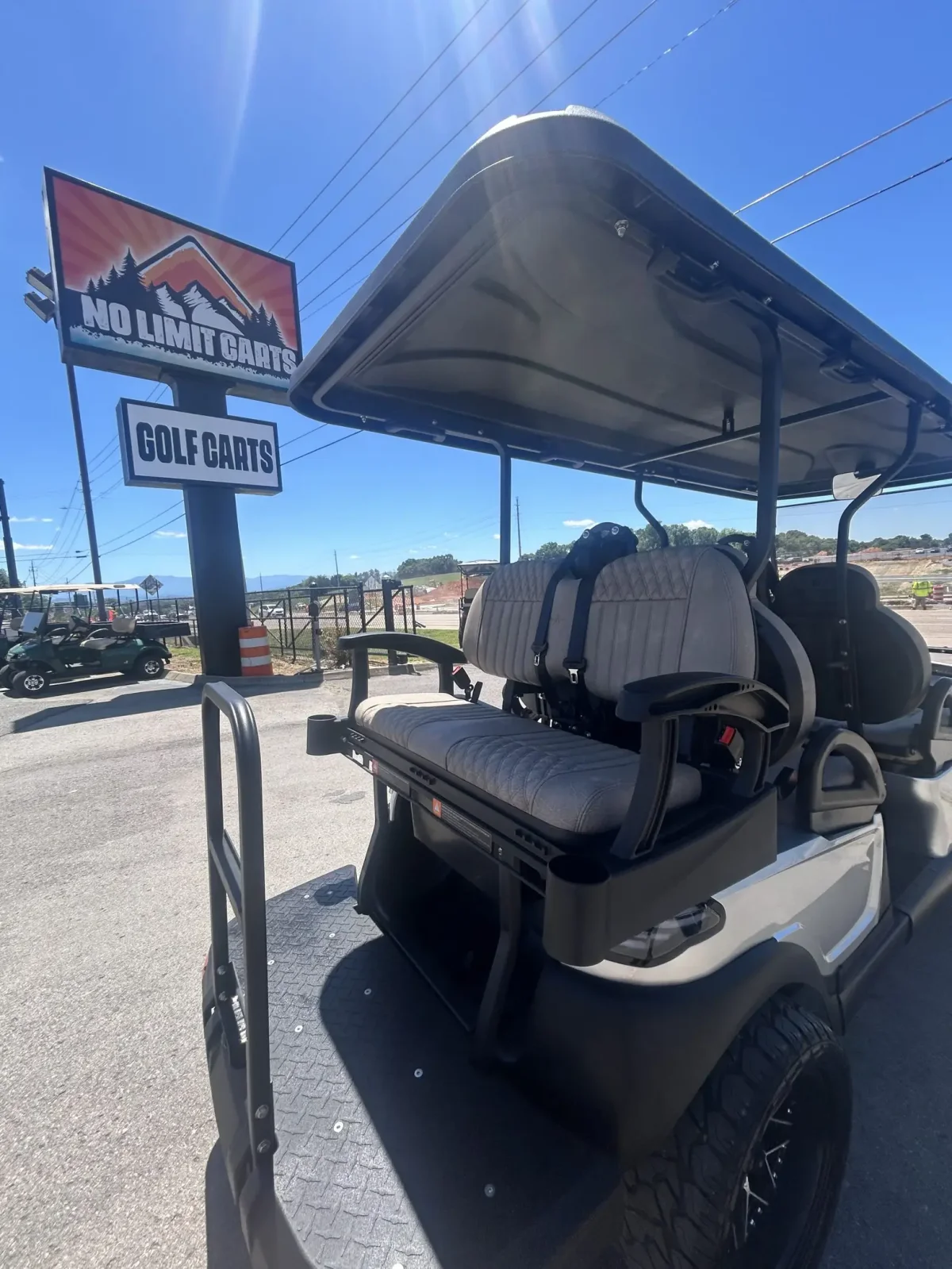 Atlas Passenger Golf Cart Silver thumb 4