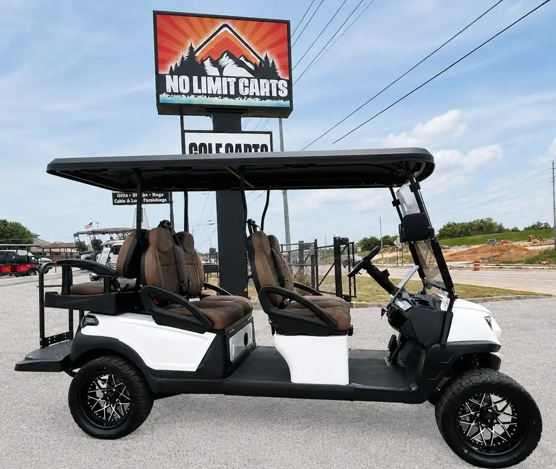 Atlas Passenger White Golf Cart 2 thumb 2