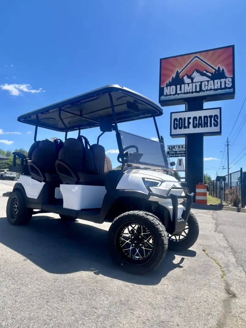 Atlas Passenger White Golf Cart photo 1