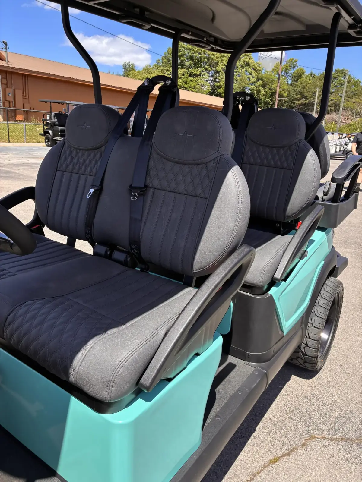 Atlas Passenger Aqua Golf Cart thumb 2