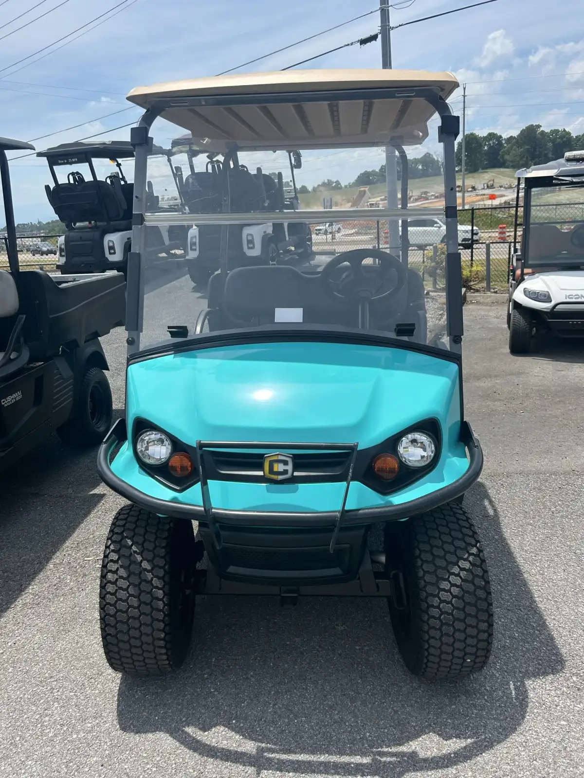 2020 E-Z-GO Hauler Teal thumb 4