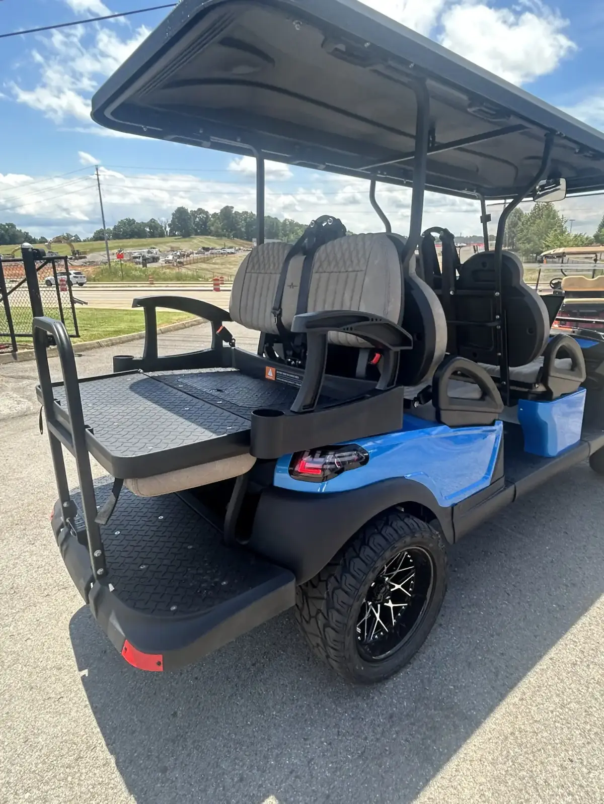 Atlas Passenger Golf Cart- blue thumb 4