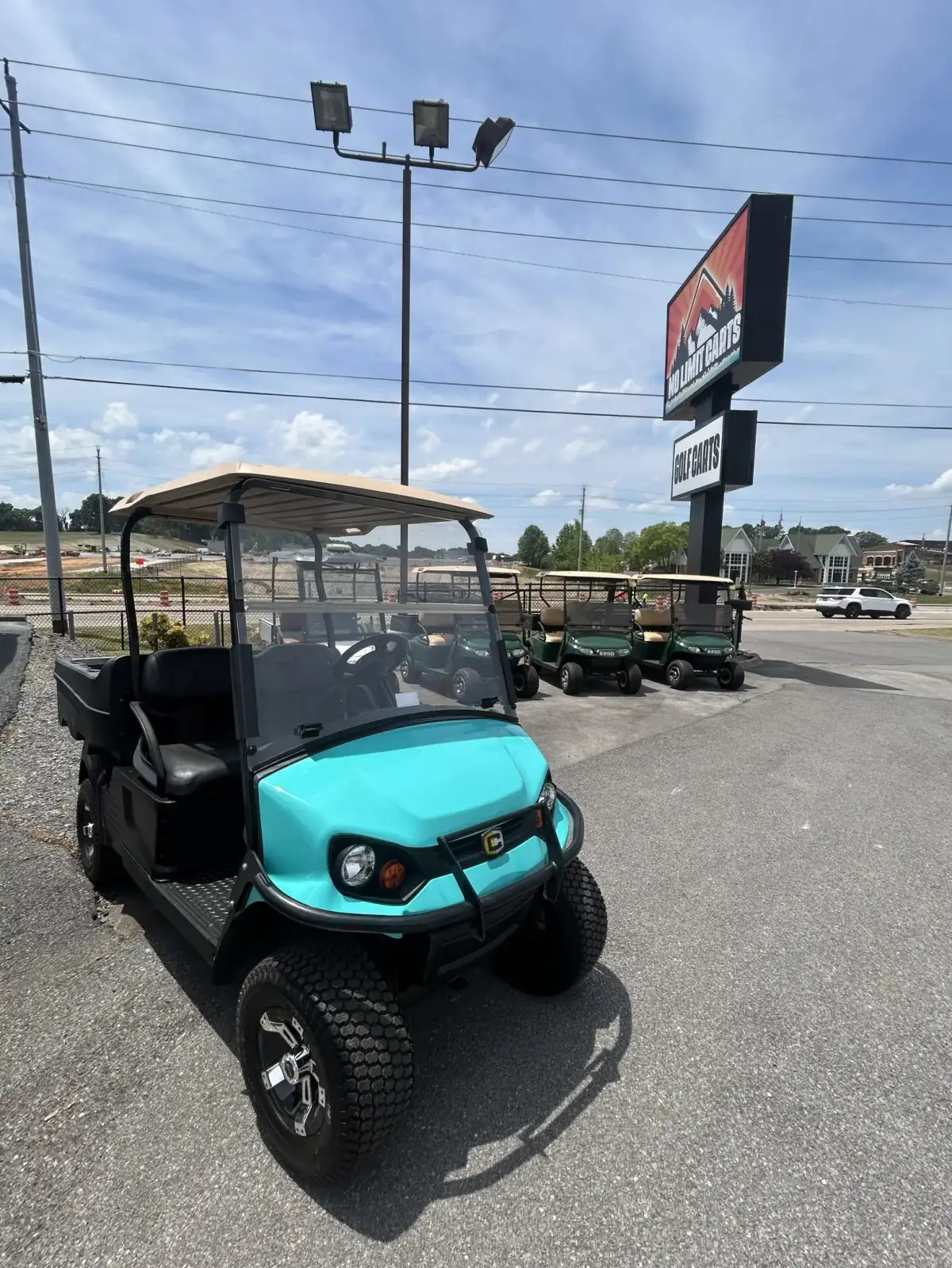 2020 E-Z-GO Hauler Teal thumb 3