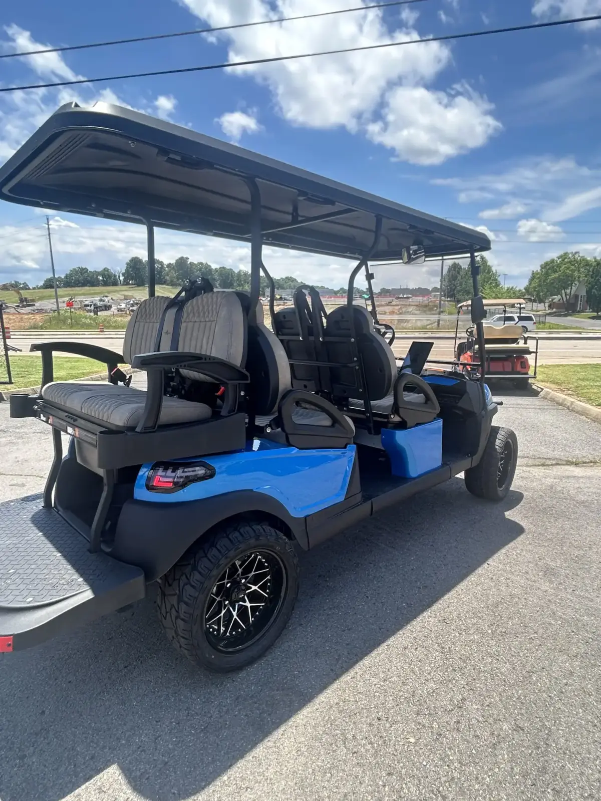 Atlas Passenger Golf Cart- blue thumb 3