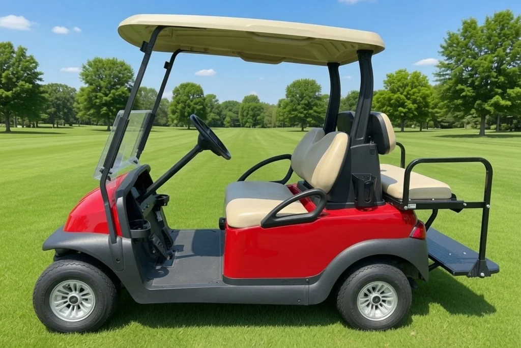 2018 Club Car End of Summer special! Like new NRTG Fire Red Club thumb 4