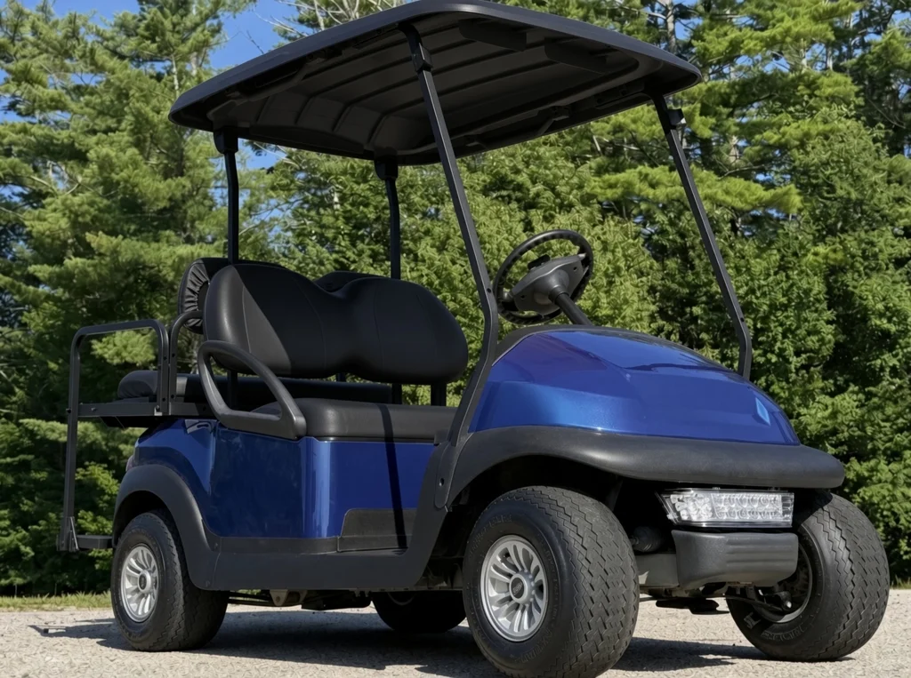 2018 Club Car End of Summer special! Like new NRTG Dark Blue on thumb 2