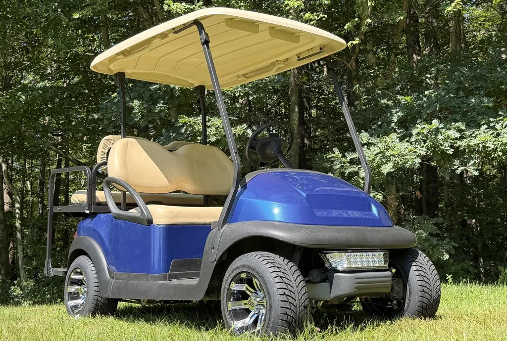 2018 Club Car End of Summer special! Like new NRTG Navy Blue Pre thumb 2