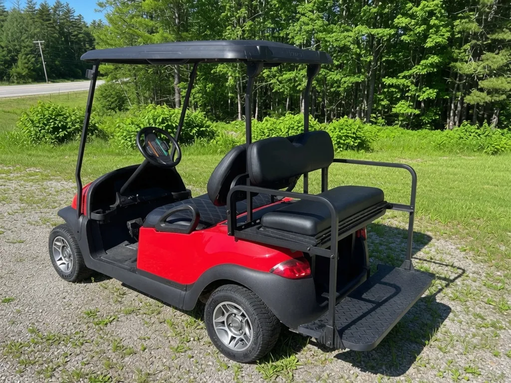 2018 Club Car End of Summer special! Like new NRTG Fire Red Club thumb 4