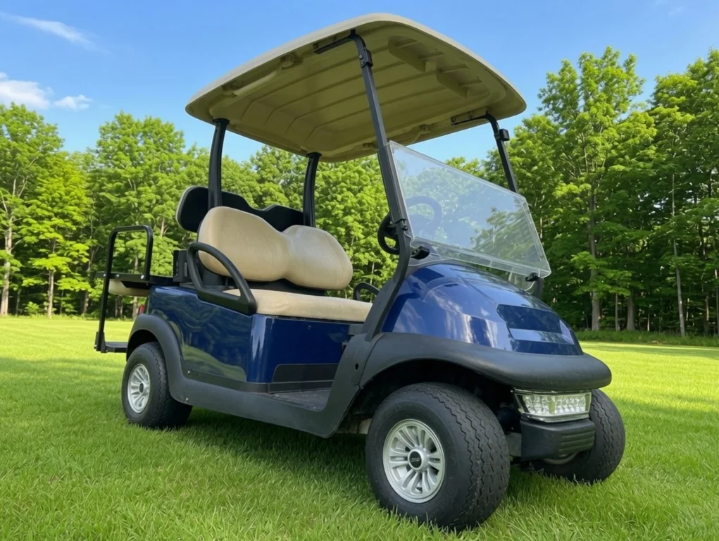 2018 Club Car End of Summer special! Like new NRTG Dark Blue Clu thumb 3