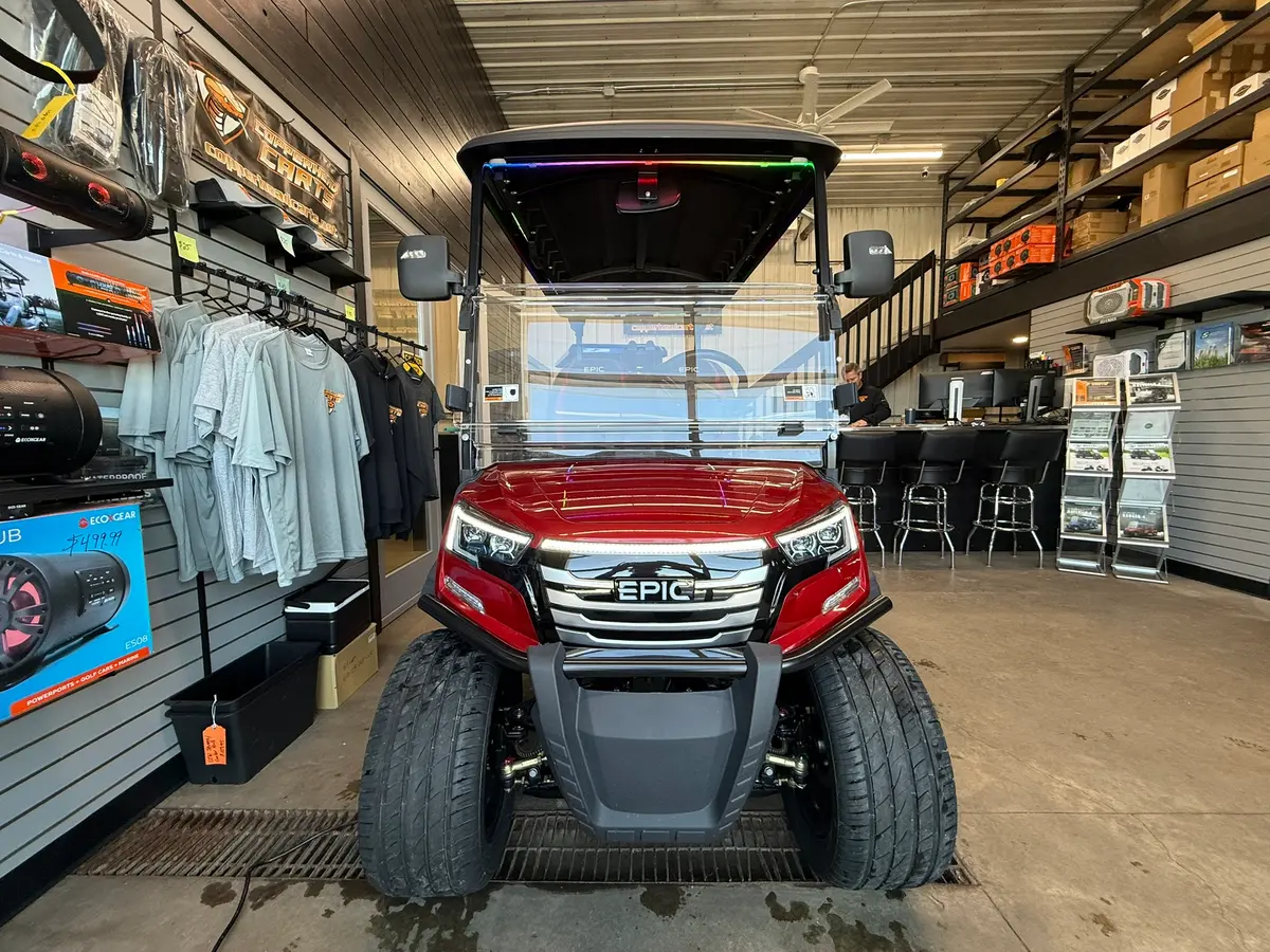 2026 Epic Carts E40FX Metallic Cherry thumb 2