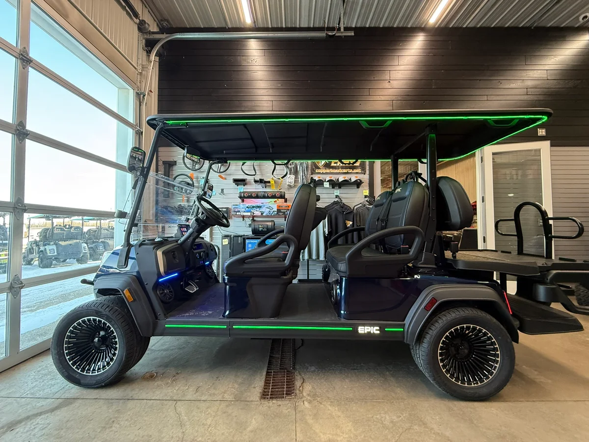 2026 Epic Carts E60FX Metallic Midnight thumb 3