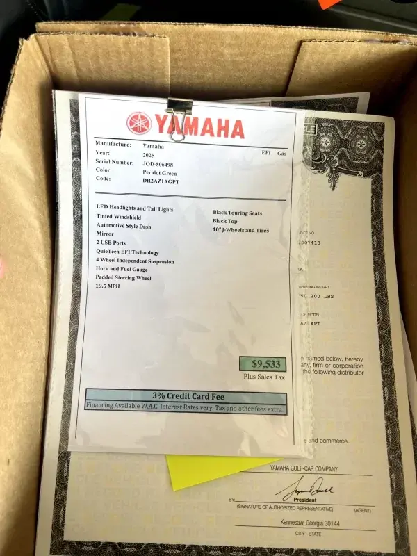 2025 Yamaha Drive thumb 4