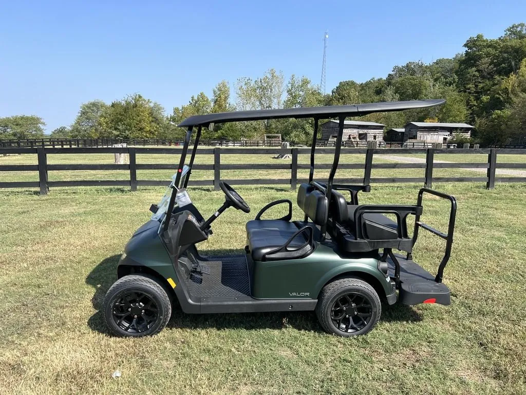 2027 E-Z-GO RXV 4 Valor S + 13.5 Gas Matte Green thumb 2