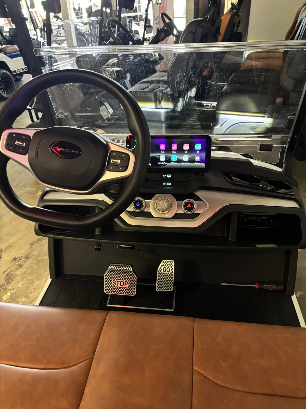 2025 DACH Apollo Electric Golf Cart 72Volt Lithium Cruise Control 4 Passenger thumb 2