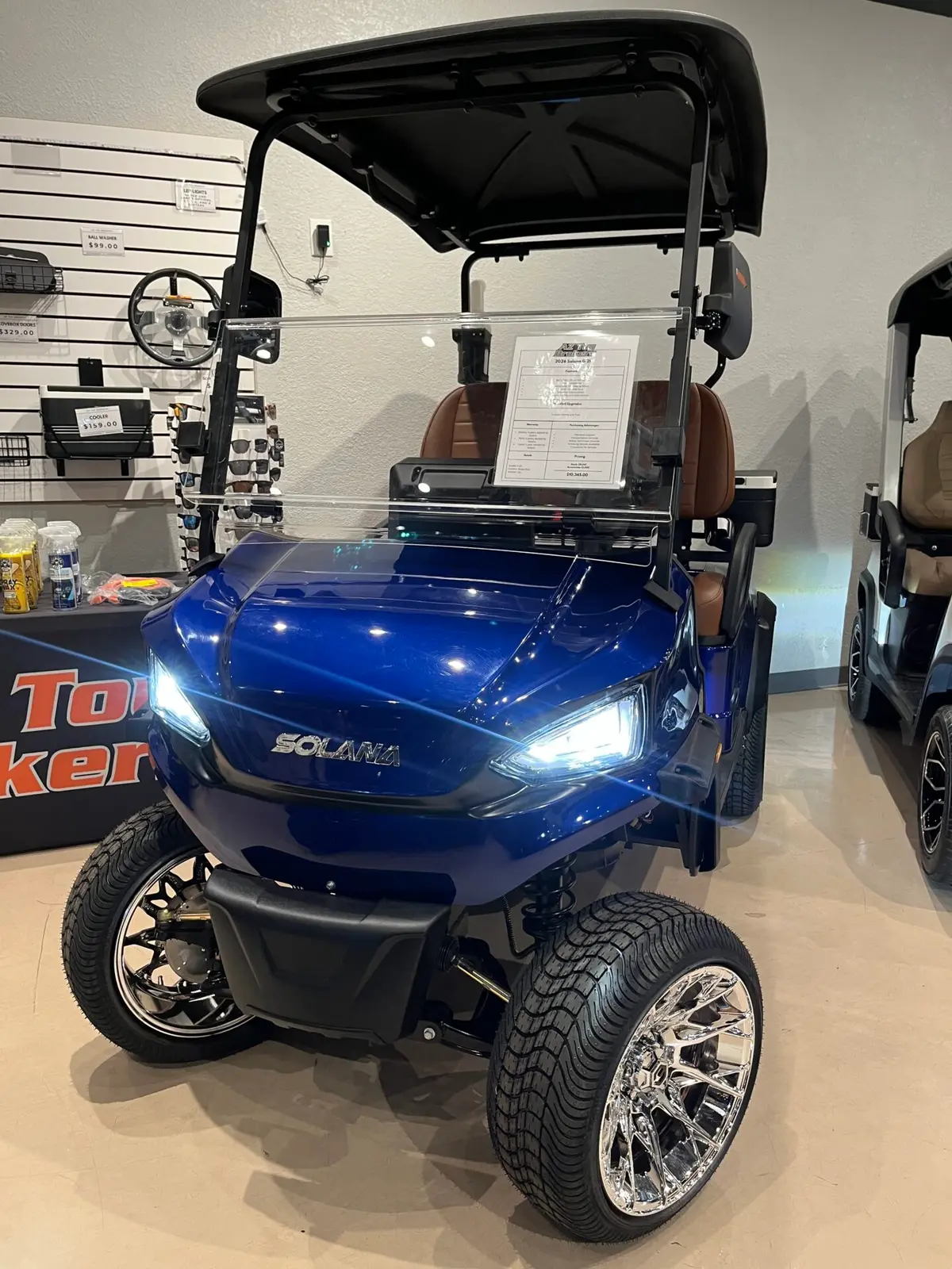 2026 Solana G WITH CUSTOM RIMS AND TIRES, LITHIUM ION BATTERY, AND APPLE CARPLAY thumb 2