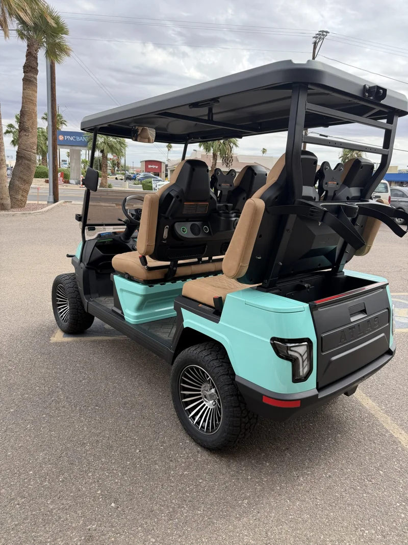 2026 Atlas One Power Seats, Foldable Back Seat, Dual Ice Chests and Golf Bag Attachment! thumb 4