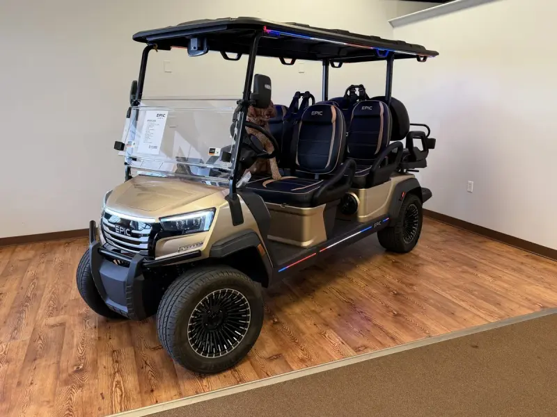 2026 Epic Carts E60FX Champagne photo 1