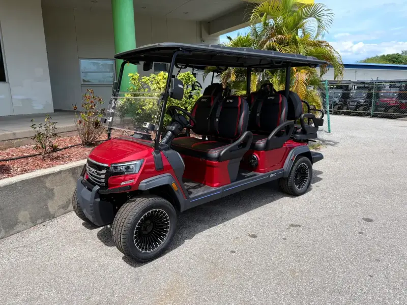 2026 Epic Carts E60FX RED thumb 1