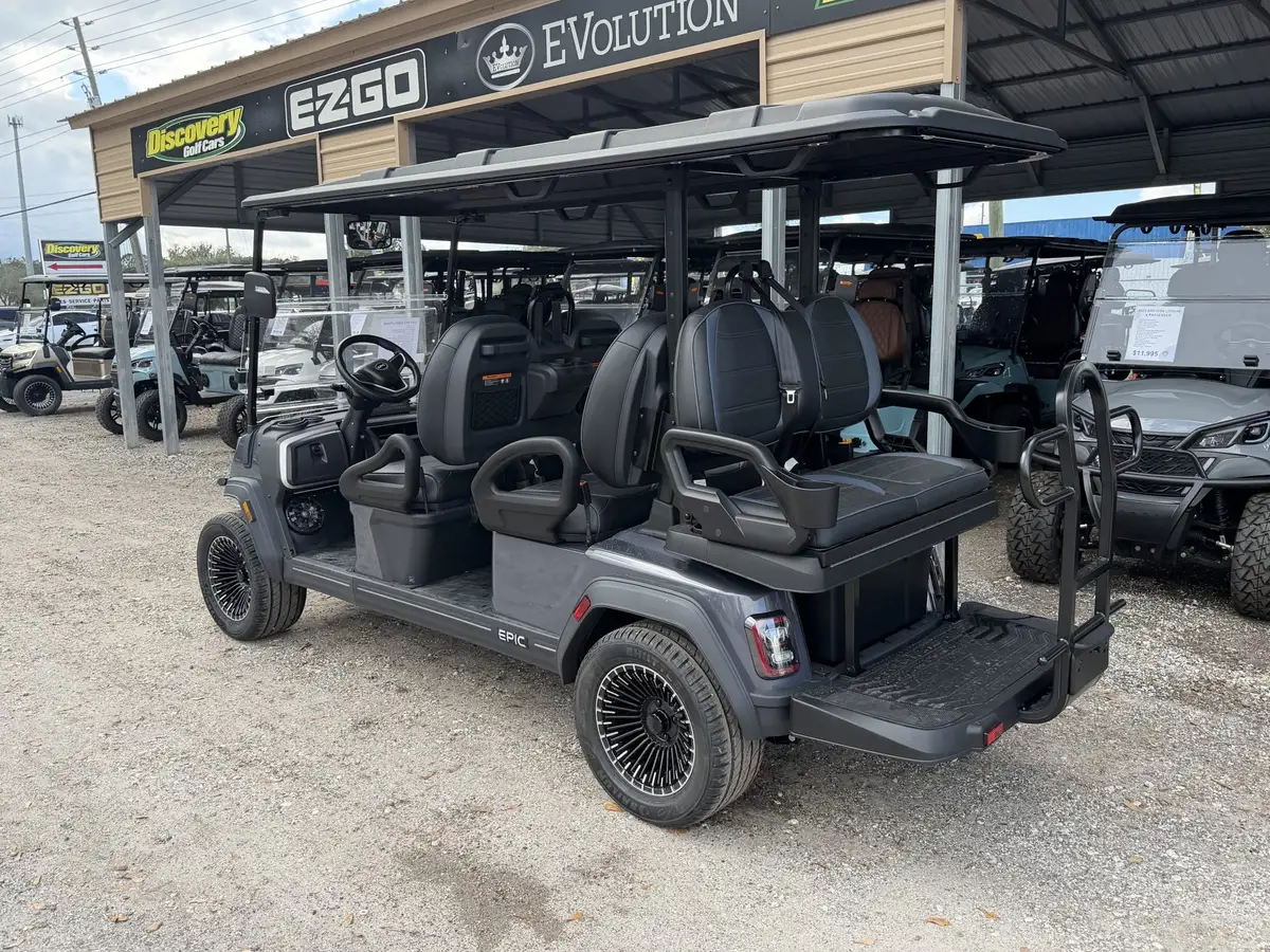 2026 Epic Carts E60FX Metallic Charcoal thumb 2
