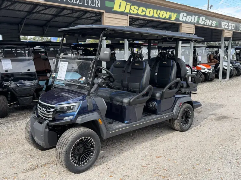 2026 Epic Carts E60FX Metallic Midnight thumb 1