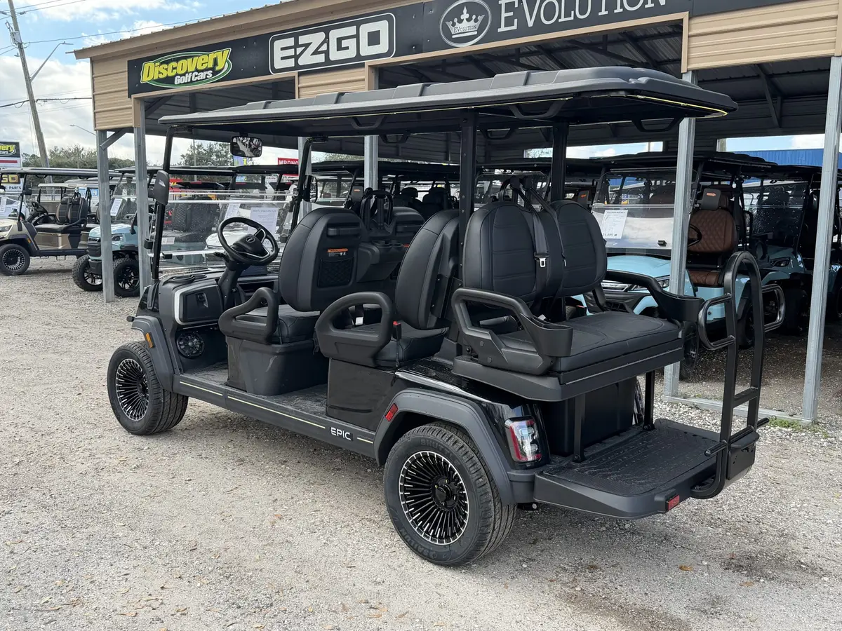 2026 Epic Carts E60FX Metallic Black thumb 2