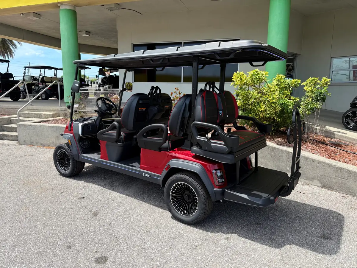2026 Epic Carts E60FX RED thumb 3