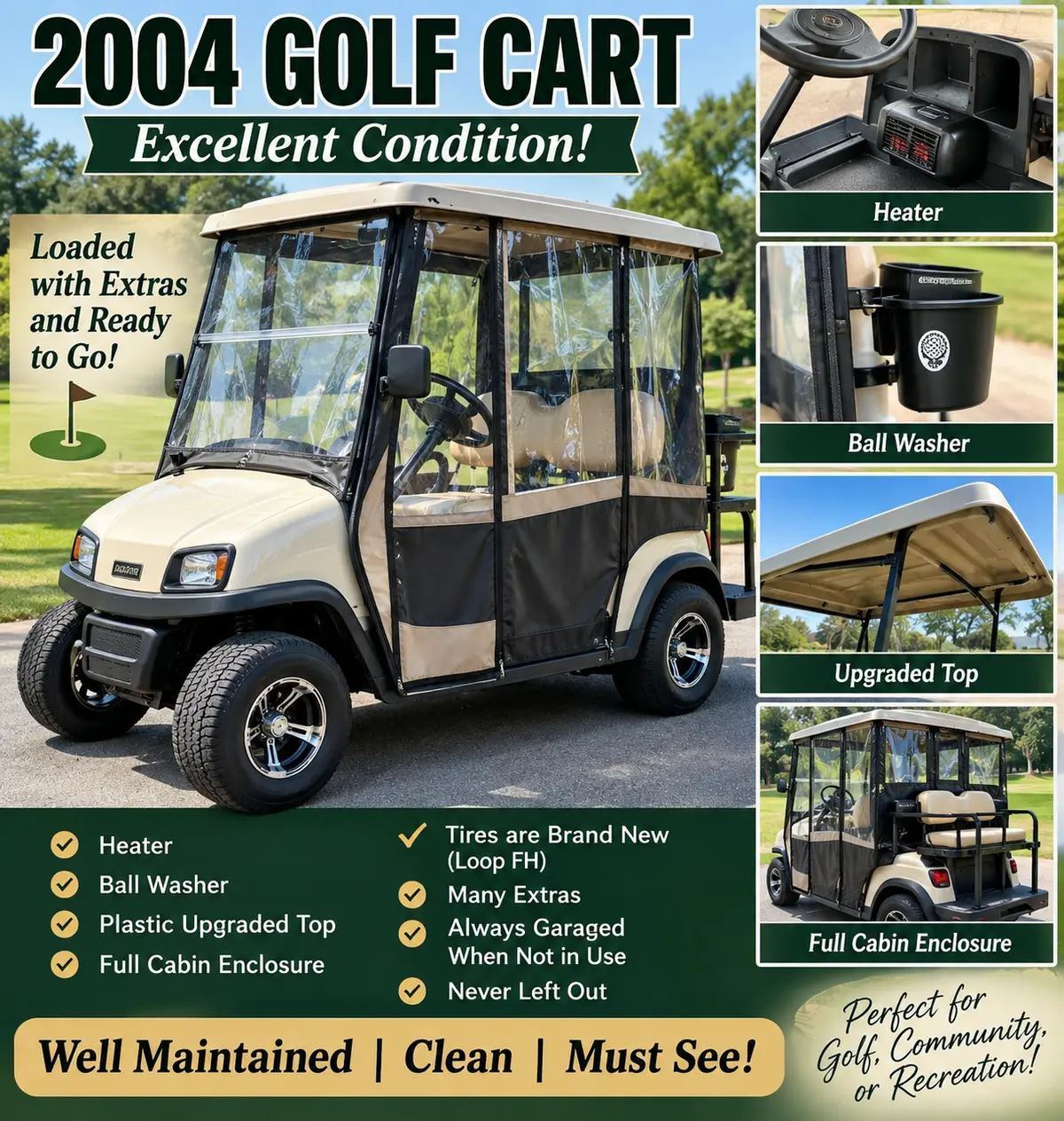 2005 E-Z-GO TXT 48V Electric thumb 2