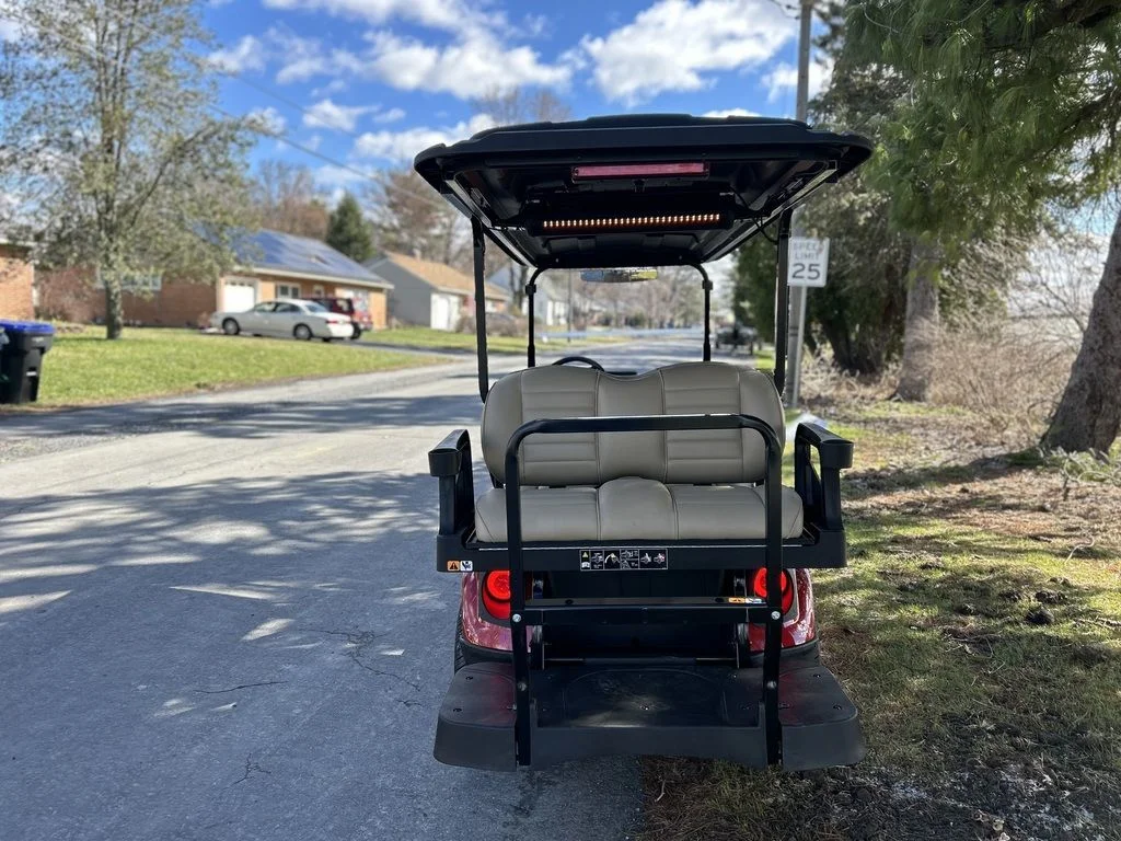 2026 E-Z-GO Express 6 Touring ST Elite Lithium Inferno Red photo 10