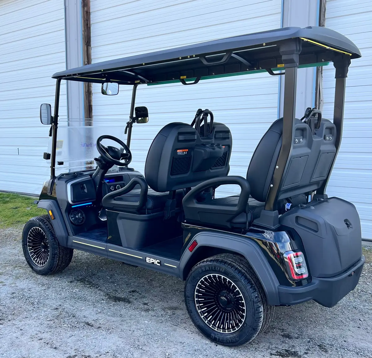 2026 Epic Carts E40FX Metallic Black photo 3