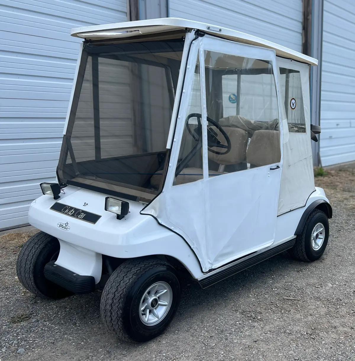 2001 Club Car DS White photo 1