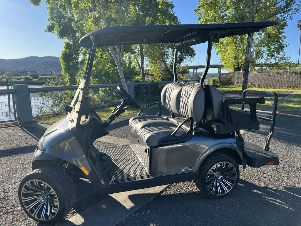 2026 E-Z-GO RXV 4 Touring ST Elite Lithium Metallic Charcoal photo 1