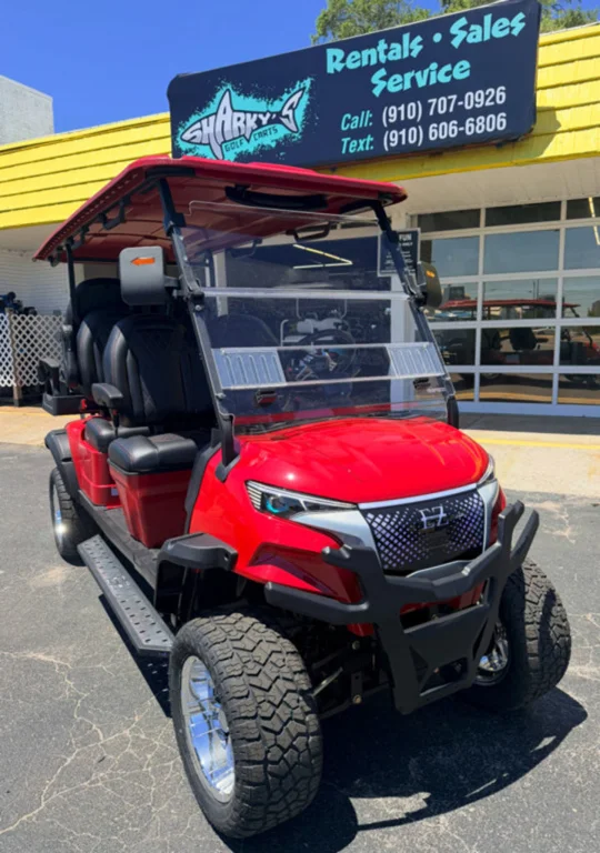 2026 EZ Kruiser Fire Red Raptor 6 Passenger Lifted with Lithium 10 photo 2