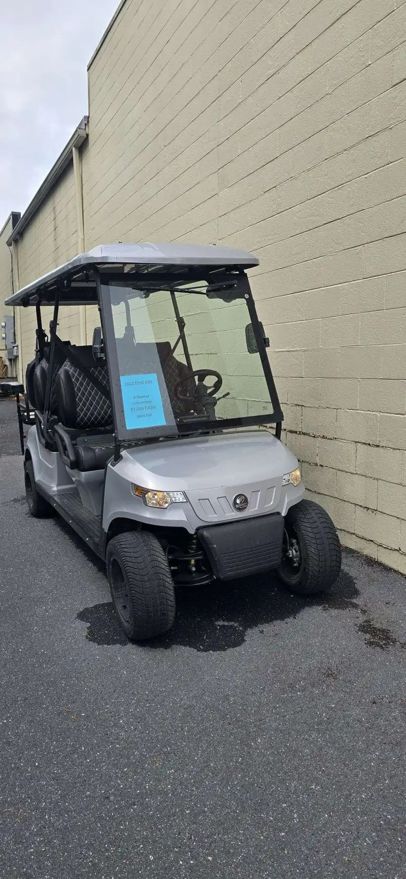 2023 Epic Carts E60 Consignment photo 3