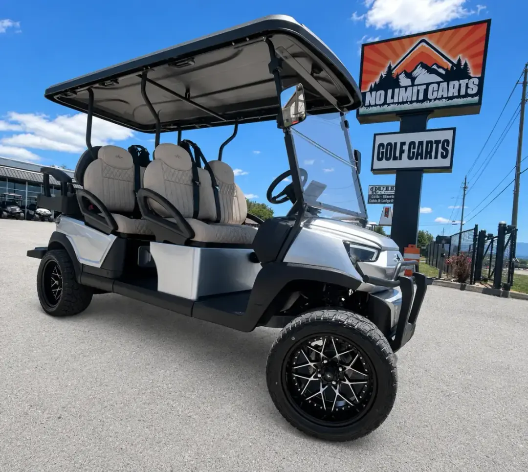 Atlas Passenger Golf Cart Silver photo 1