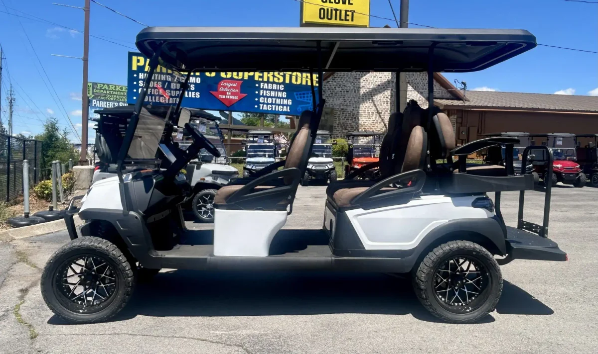 Atlas Passenger White Golf Cart photo 3