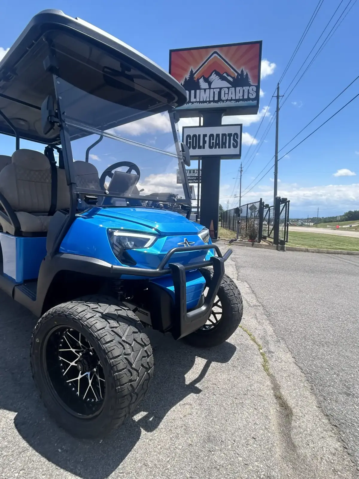 Atlas Passenger Golf Cart- blue photo 10