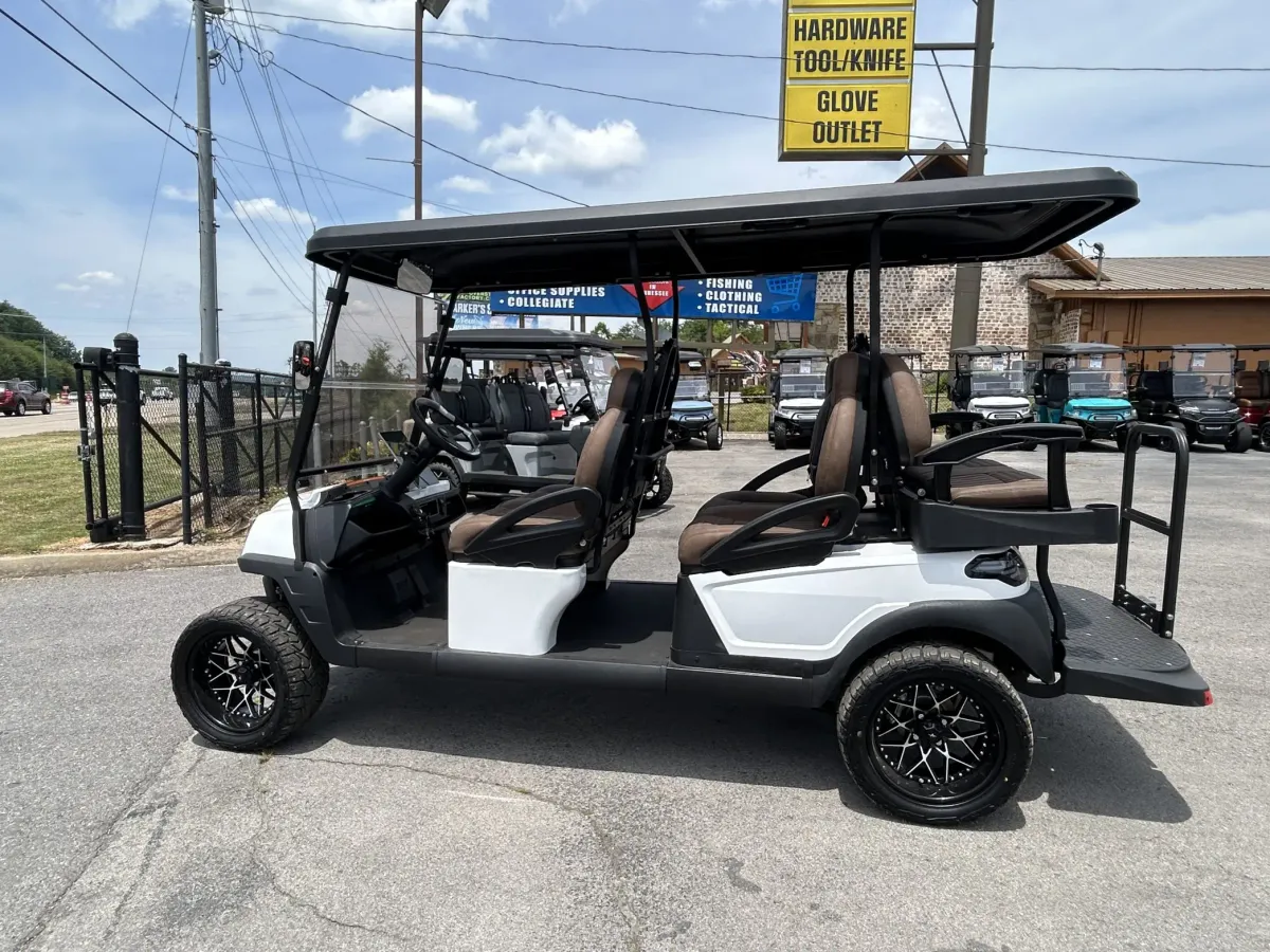 Atlas Passenger White Golf Cart 2 photo 10