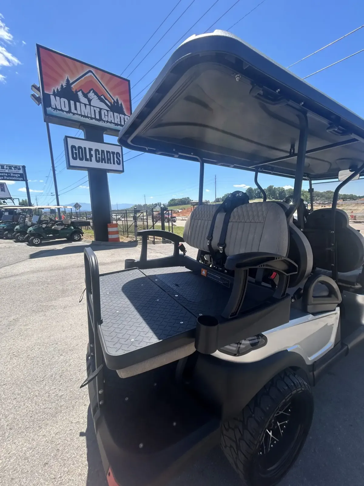 Atlas Passenger Golf Cart Silver photo 3