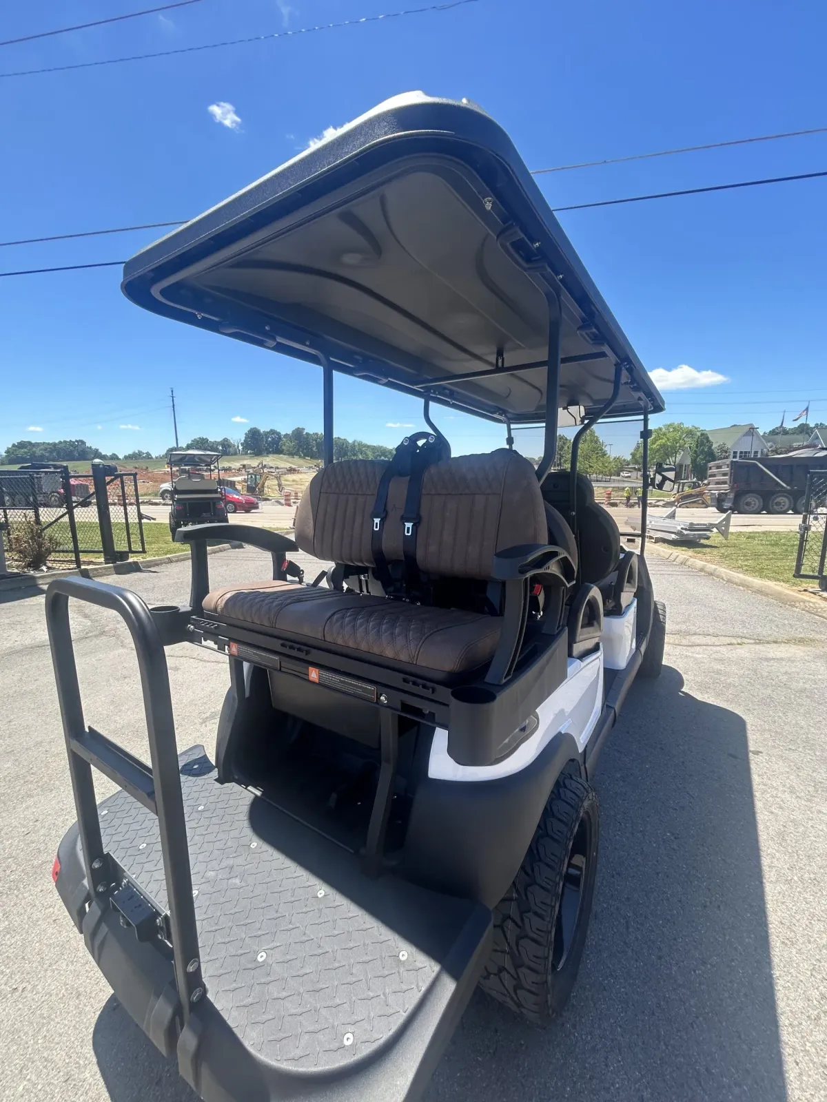 Atlas Passenger White Golf Cart photo 5