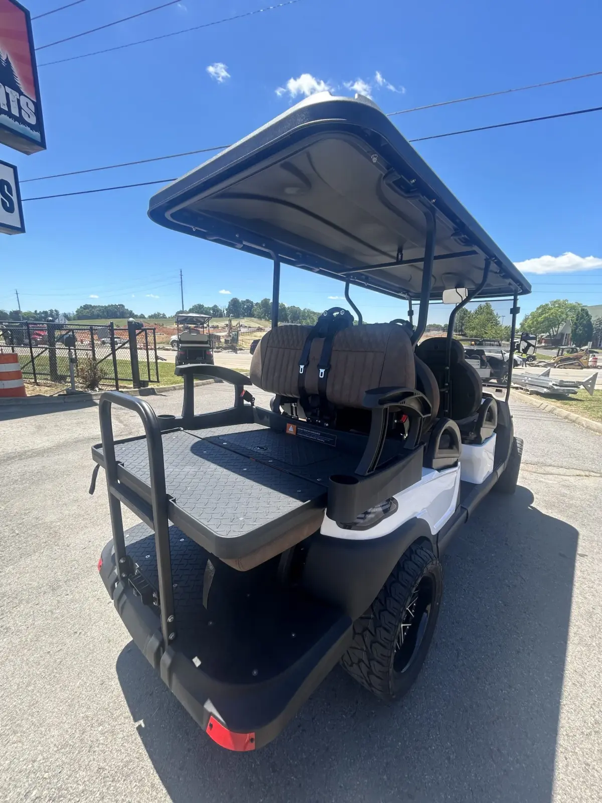 Atlas Passenger White Golf Cart photo 6