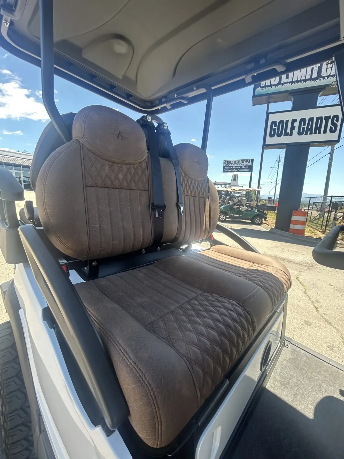 Atlas Passenger White Golf Cart photo 2