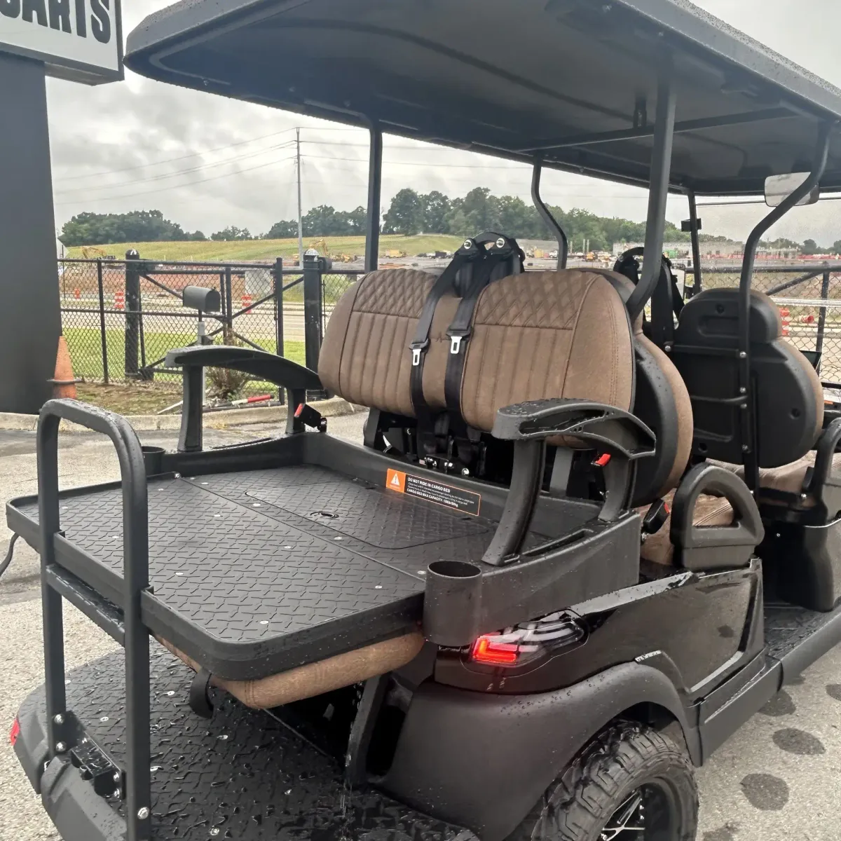 Atlas Passenger Golf Cart Black photo 8