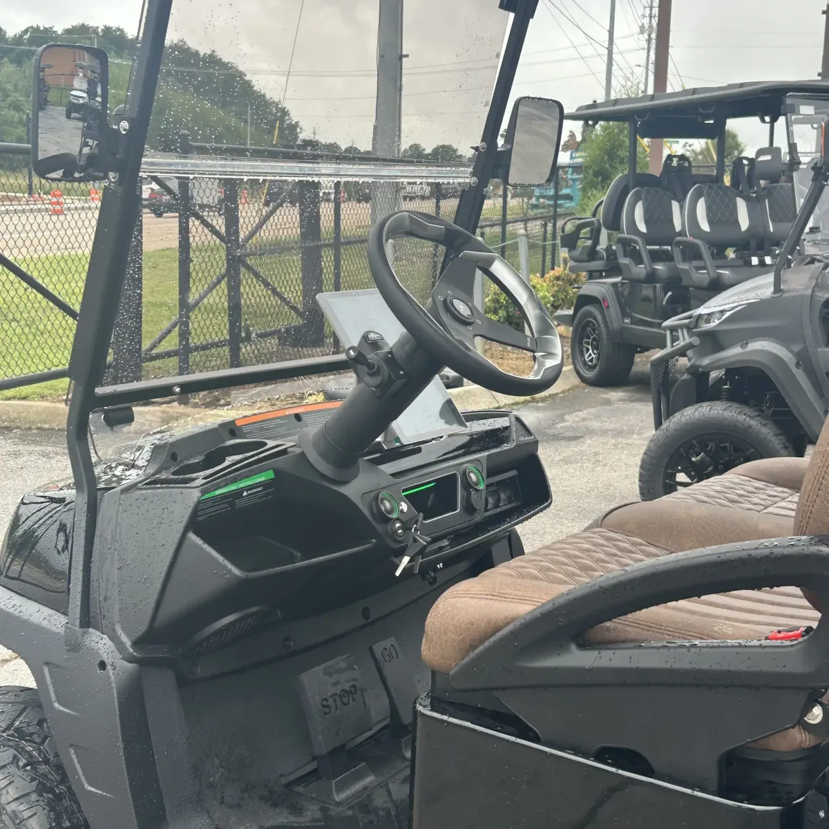 Atlas Passenger Golf Cart Black photo 11