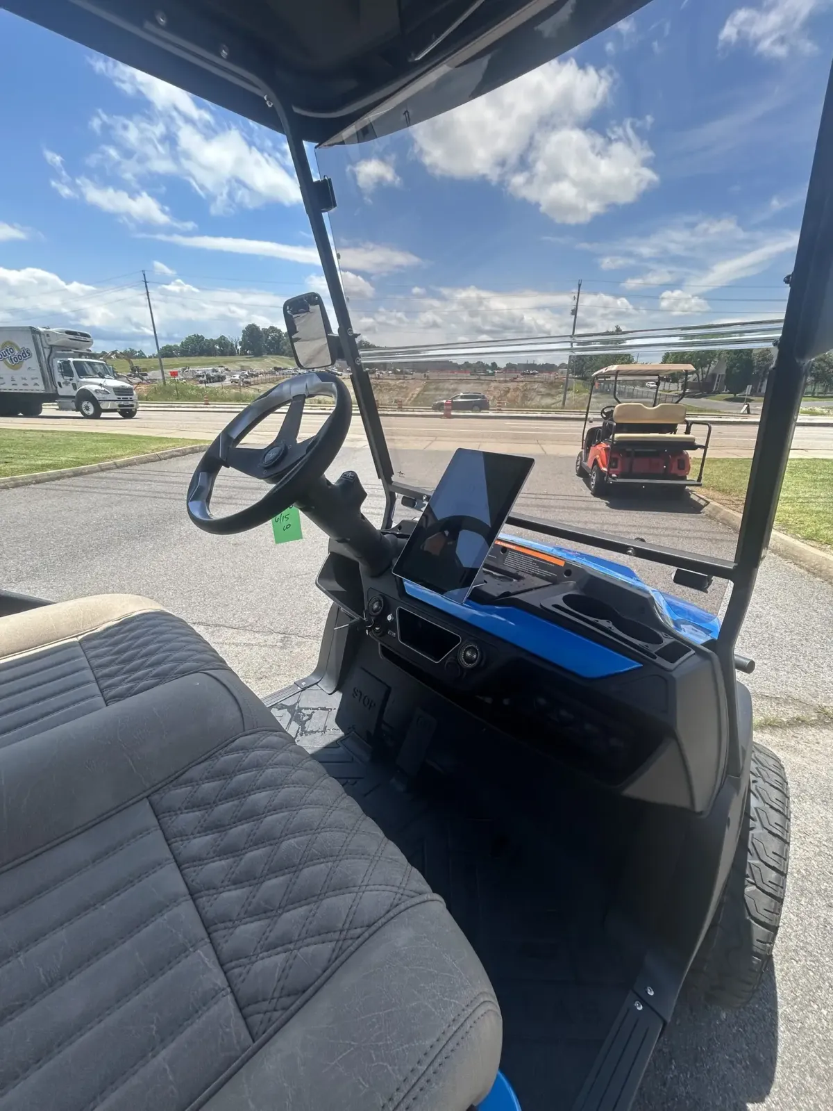 Atlas Passenger Golf Cart- blue photo 5