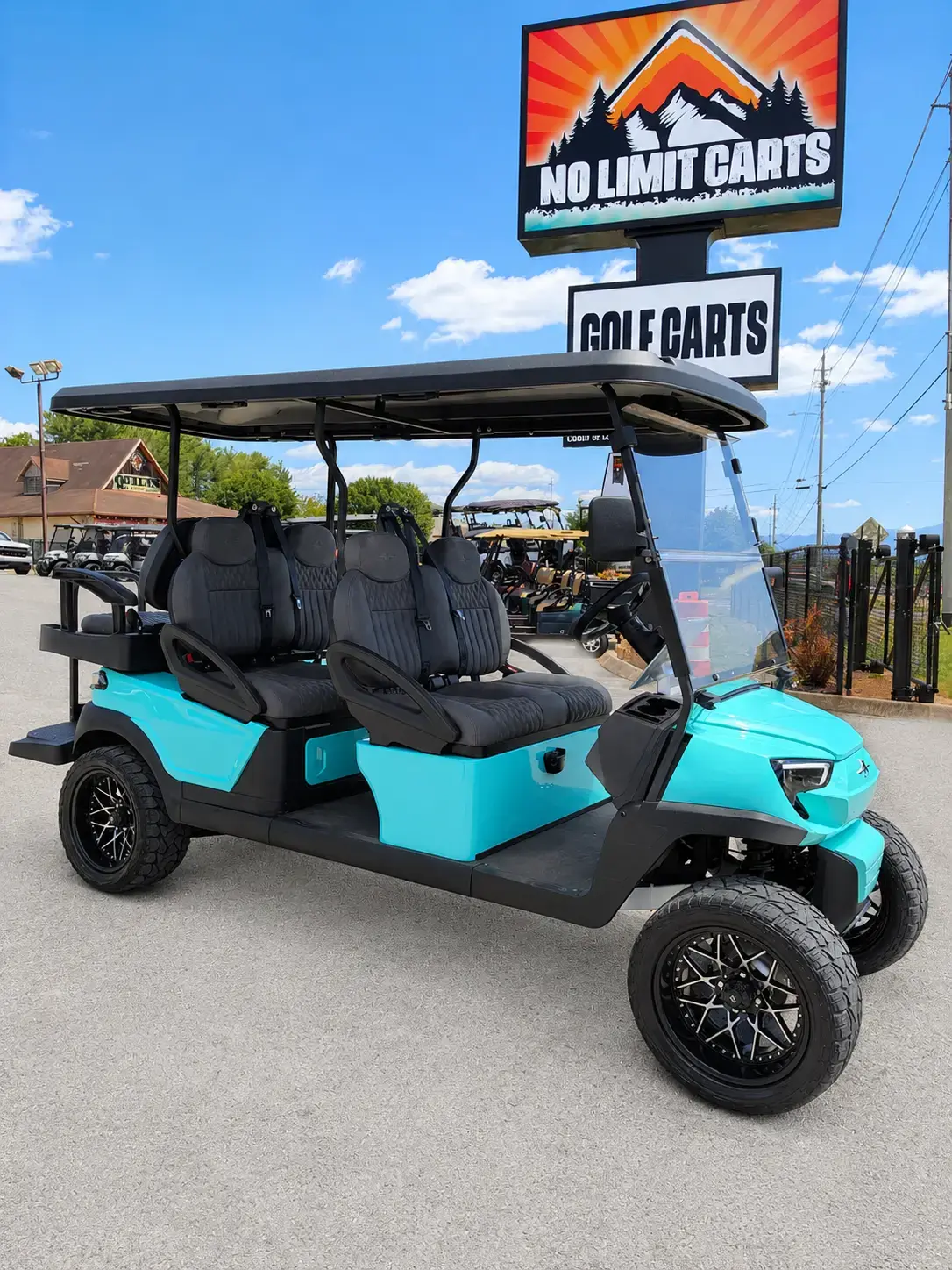Atlas Passenger Aqua Golf Cart photo 4